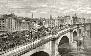 London Bridge in the nineteenth century